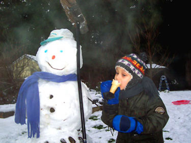 Kayden and Frosty